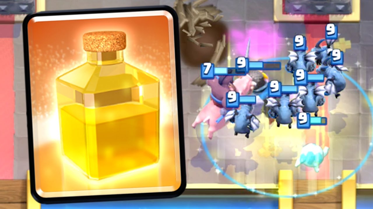 Clash Royale - OP HEAL SPELL DECK! Minion Horde Madness