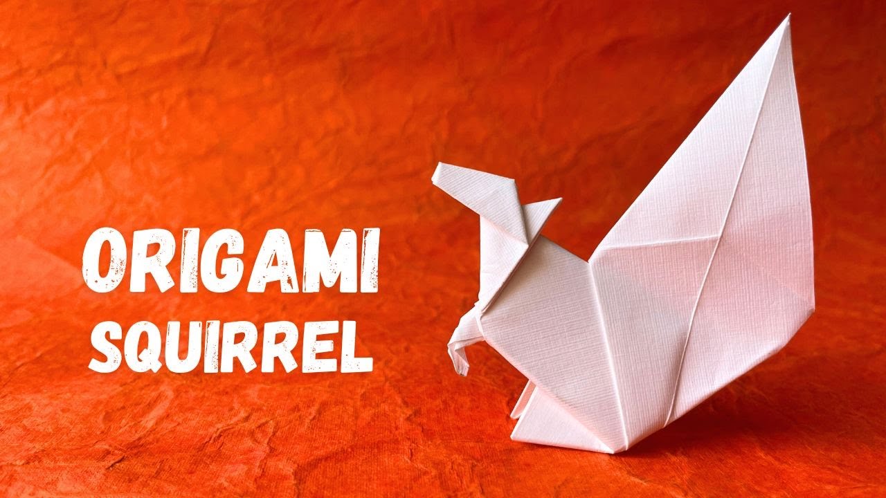 Easy Origami Squirrel Step by Step Tutorial | Paper Squirrel | InnoVatioNizer #origamisquirrel