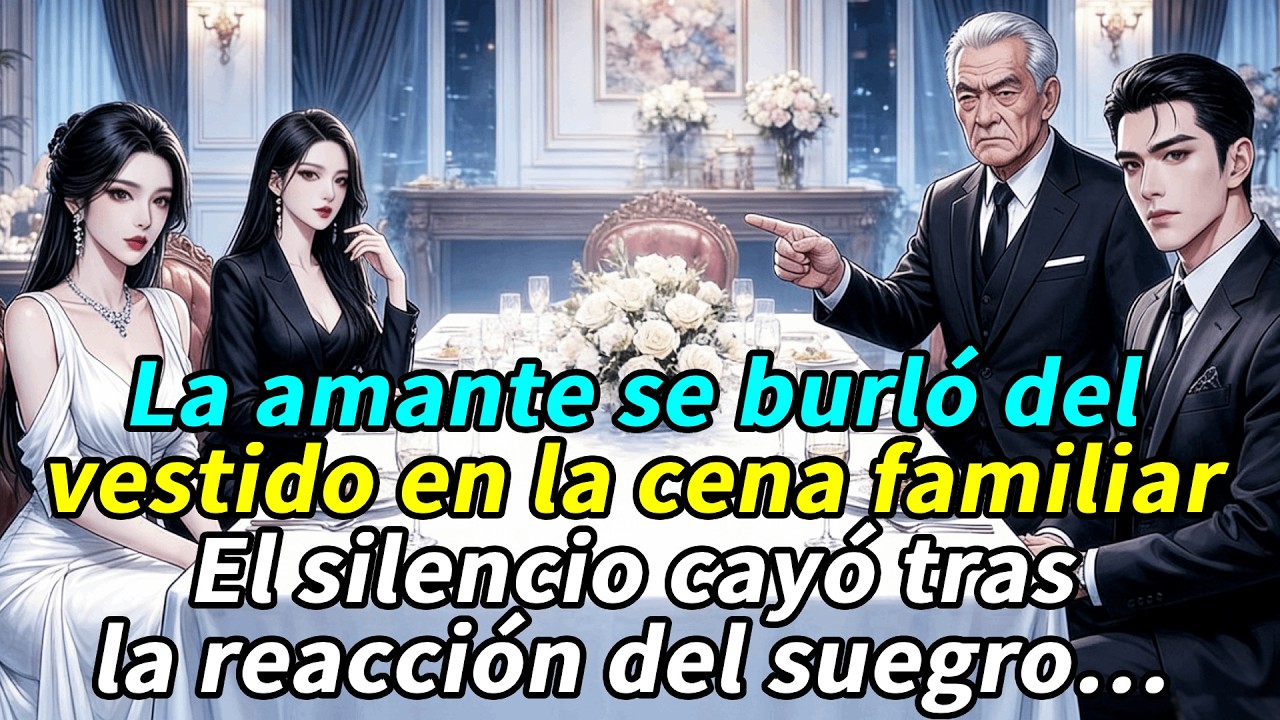 La amante se burló del vestido en la cena familiar — El silencio cayó tras la reacción del suegro...
