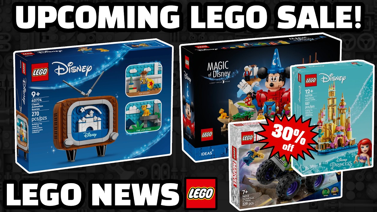 Утекла информация о распродаже LEGO! | Возвращение подарков за покупку по мотивам сериалов Disney...