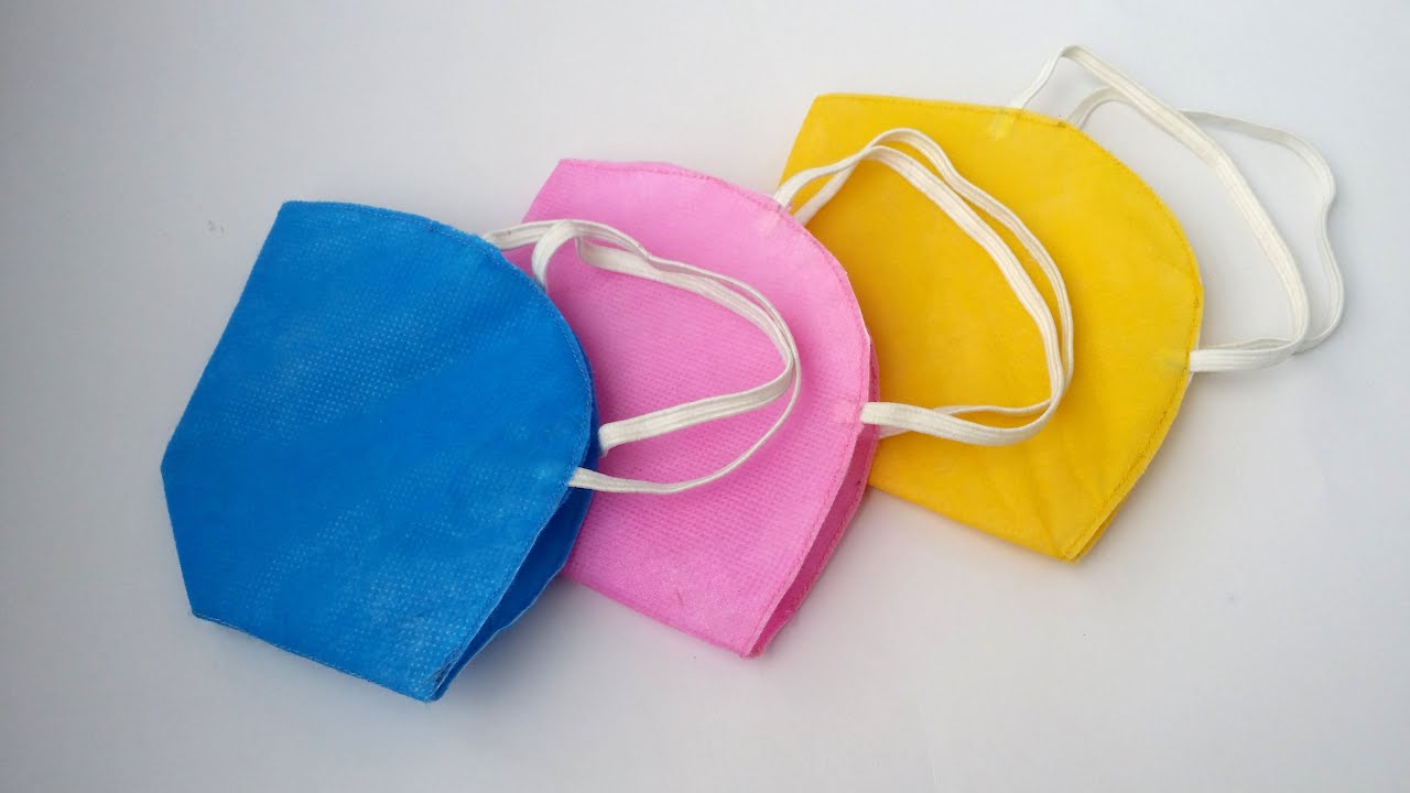 DIY: Handmade Mask!!! How to Make Face Mask at Home using carry Bag/Cloth!!!