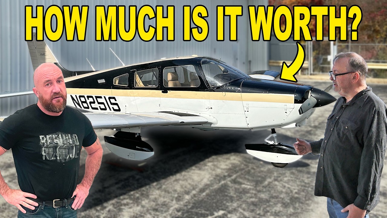 Broker EVALUATES our Rebuilt Airplane that was Forgotten for years