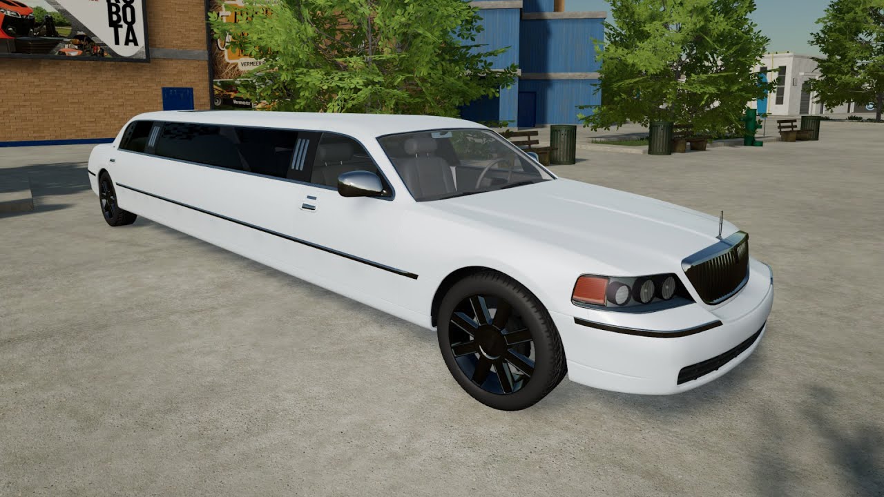 Lincoln Town Car Limousine - Farming Simulator 2022 [FS 22 LS 22 Truck Car Vehicle Mod] 