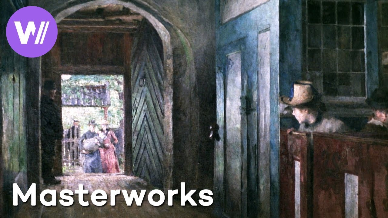 Christening in Tanum Church by Harriet Backer: Perspective and Contrasts | Artworks Explained