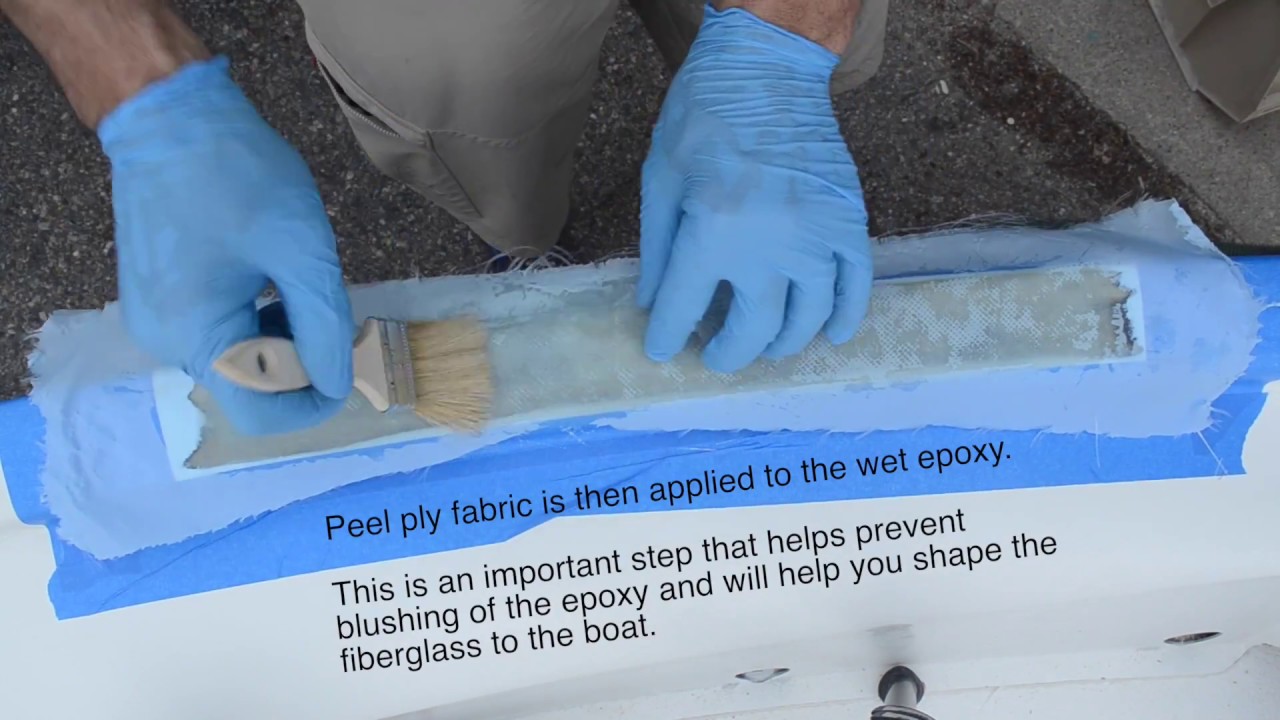 Optimist Dinghy Sailboat - Fast and Easy Fiberglass Repair