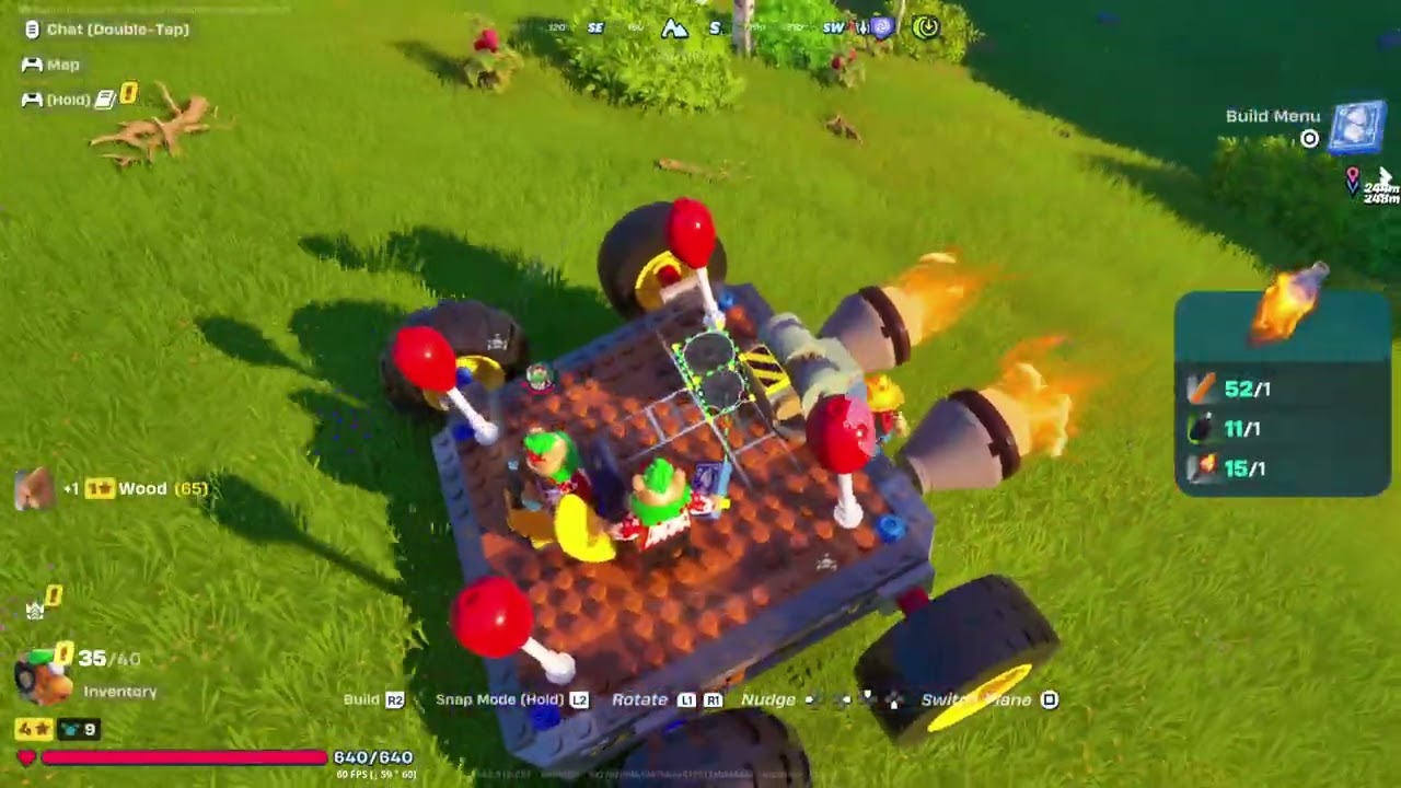 Playing Lego with mattias
