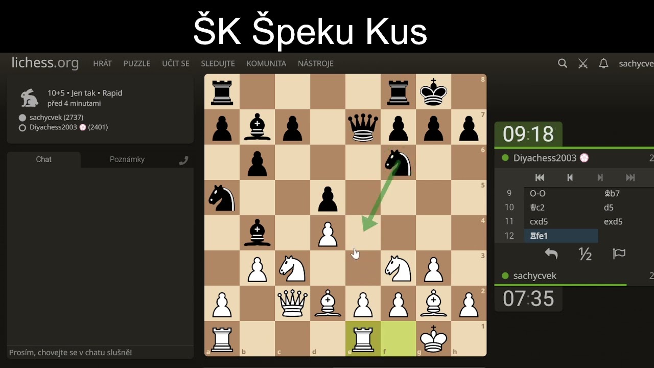 ŠK ŠK Příprava na šachy.cz extraligu aneb jak přemýšlí velmistr 2.díl