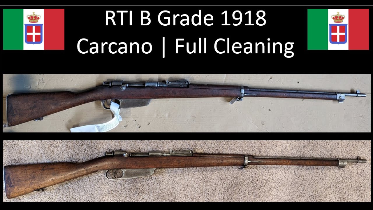 Полная очистка/реставрация RTI B Grade 1918 Carcano