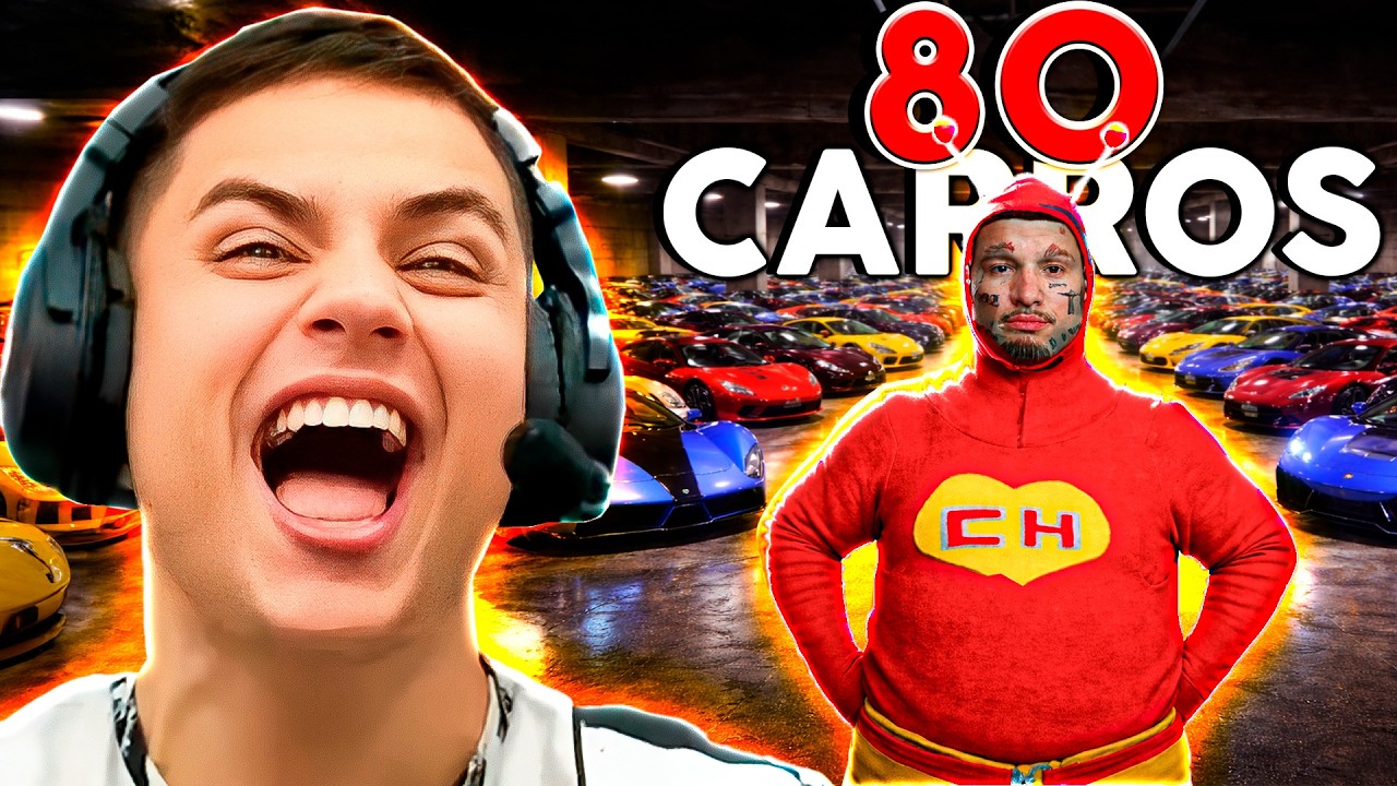 ENCHI UMA GARAGEM COM CARRO DOS OUTROS 😱 GTA RP (Paulinho o LOKO)