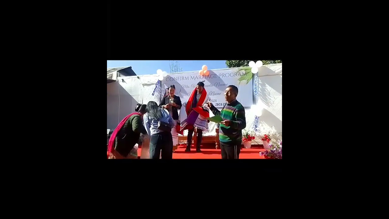 Wedding Ceremony "Mr.Malua & mrs.Witingthuanliu" Christian wedding video //Northeas Manipur.