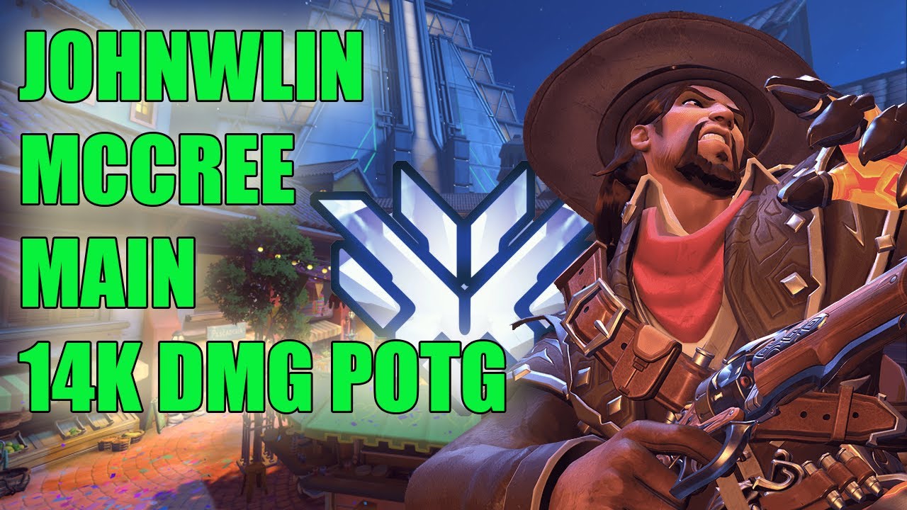 JOHNWLIN MCCREE MAIN GAMEPLAY POTG - TOP 500 OVERWATCH SEASON 24