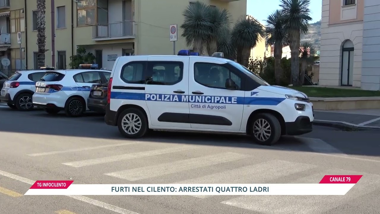 Furti nel Cilento: arrestati quattro ladri