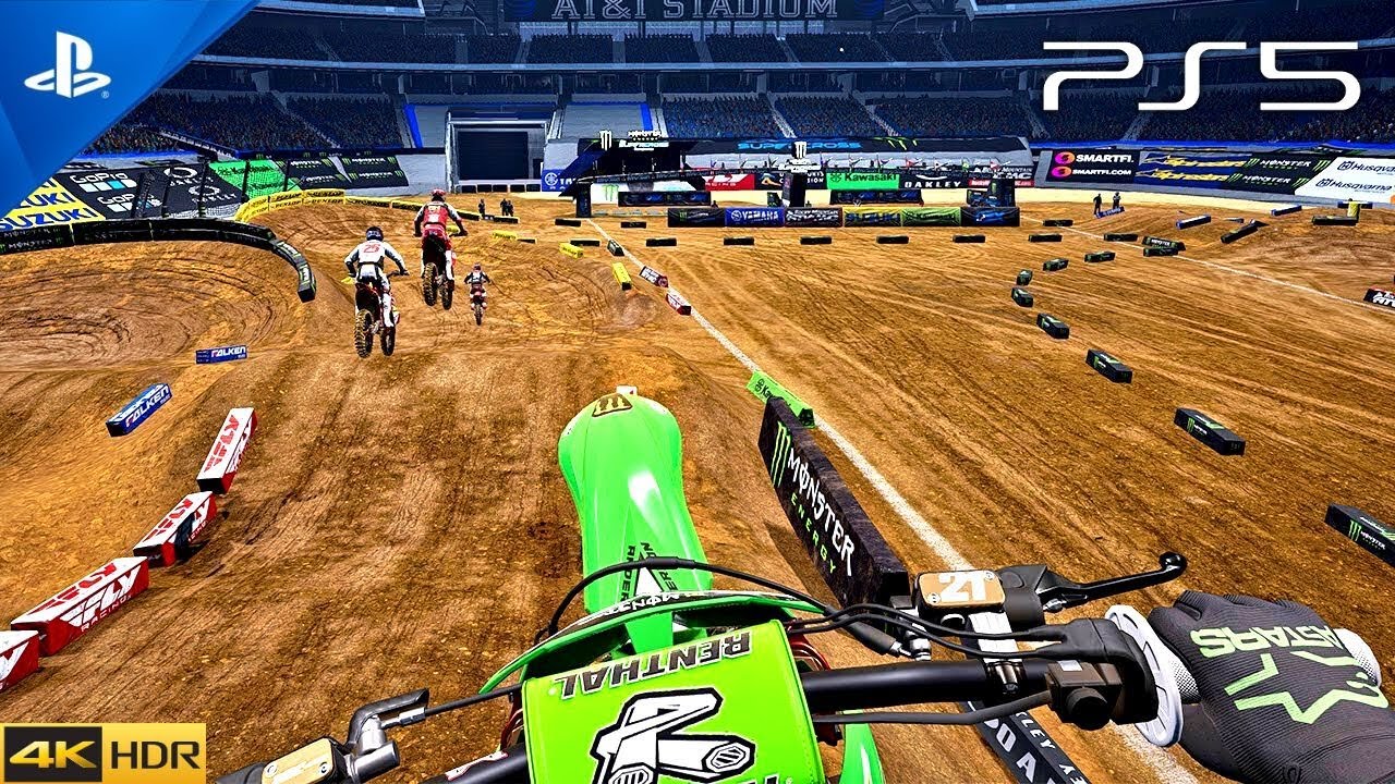 (PS5) Monster Energy Supercross | First Person Gameplay [4K HDR 60fps]