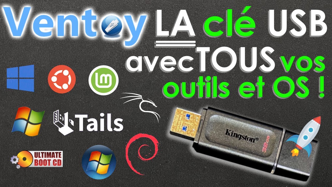 Ventoy, créez l’ULTIME clé USB avec tous vos Outils et OS ! 🚀