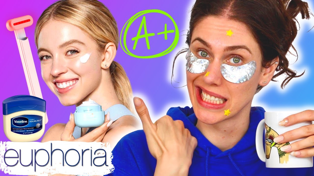 🛑 Chemical Peeling With Euphoria’s Sydney Sweeney During Her Sensitive Nighttime Routine Reaction