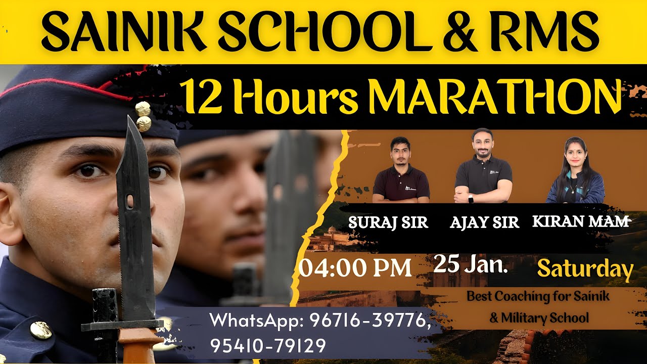 Sainik School Marathon | Class 6 & 9 | Best Sainik School Coaching in India | Accent Sainik Wing