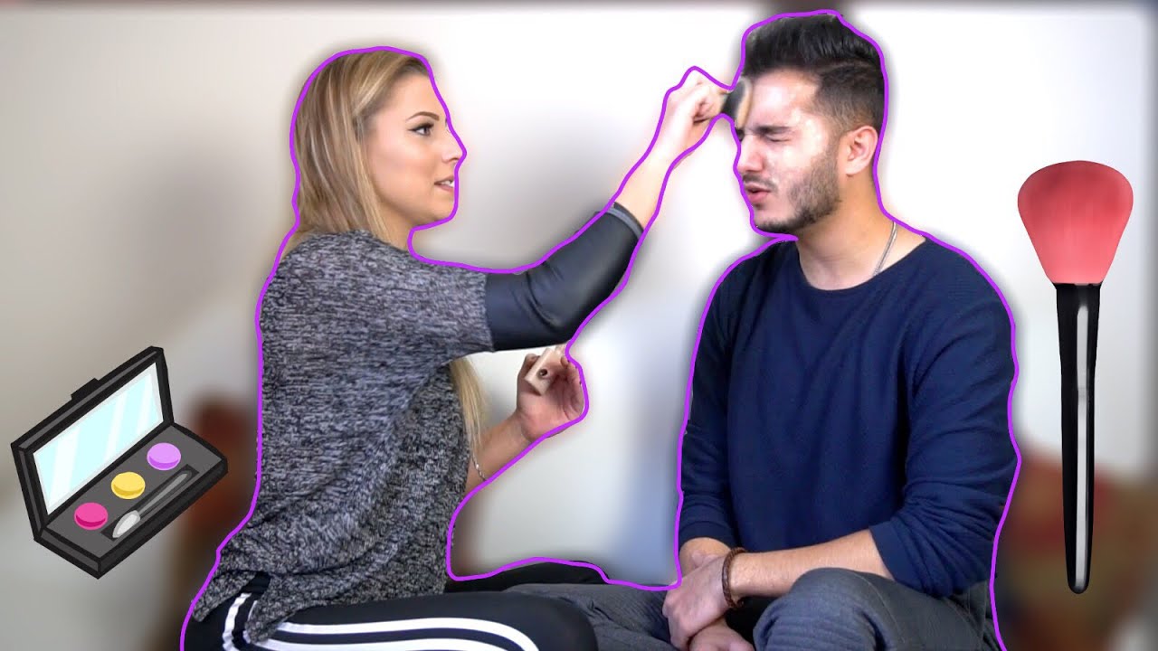 MAKEUP CHALLENGE!! (SHE TURNS ME INTO A GIRL)
