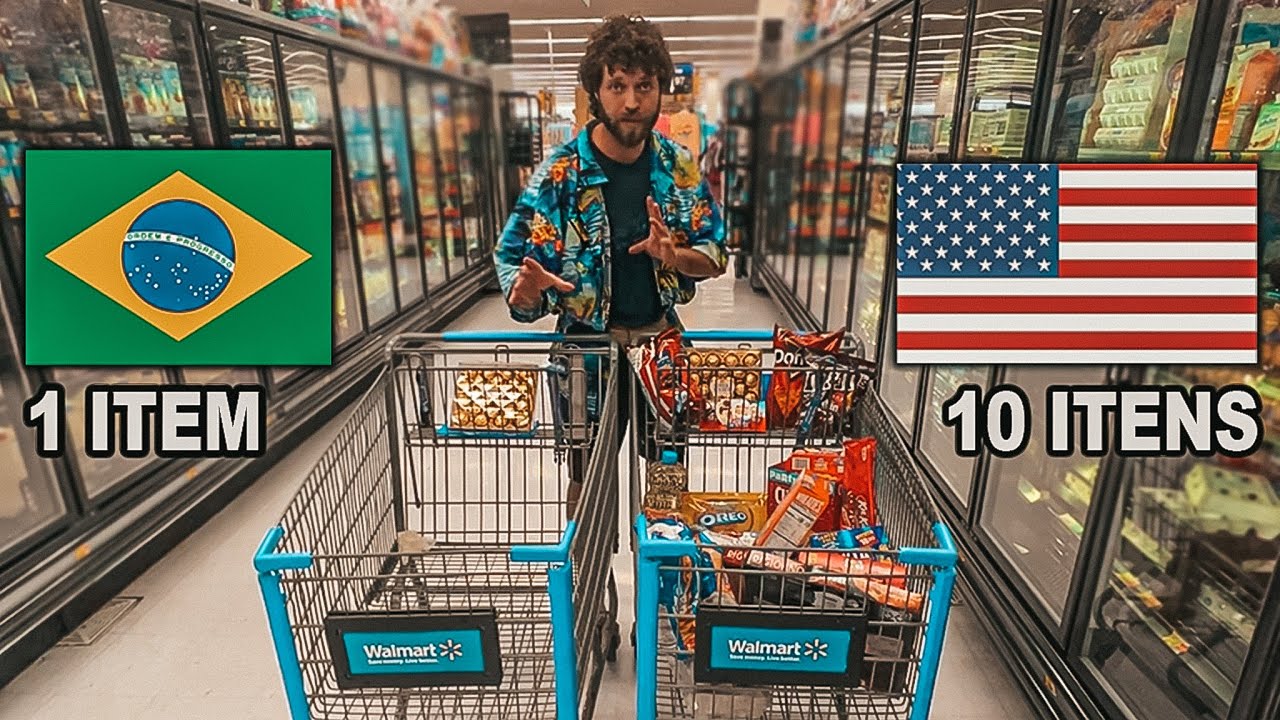 O Que Dá Pra Comprar Com 1 Hora\Dia\Semana De Trabalho | EUA X BRASIL