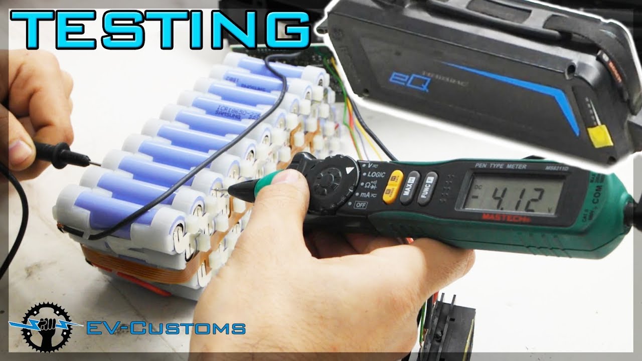 Testing Bosch E-Bike Battery for Bad Cells (eQ Battery Pack)