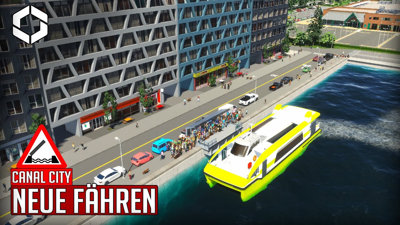 Wir bauen die ersten neuen Fähren zur Insel in Cities Skylines 2 (Bridges & Ports) | Canal City 149
