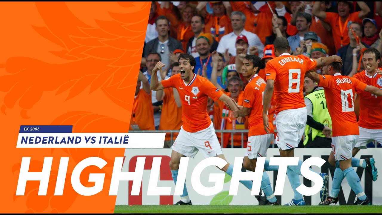 Highlights Nederland - Italië (09/06/2008) EK 2008