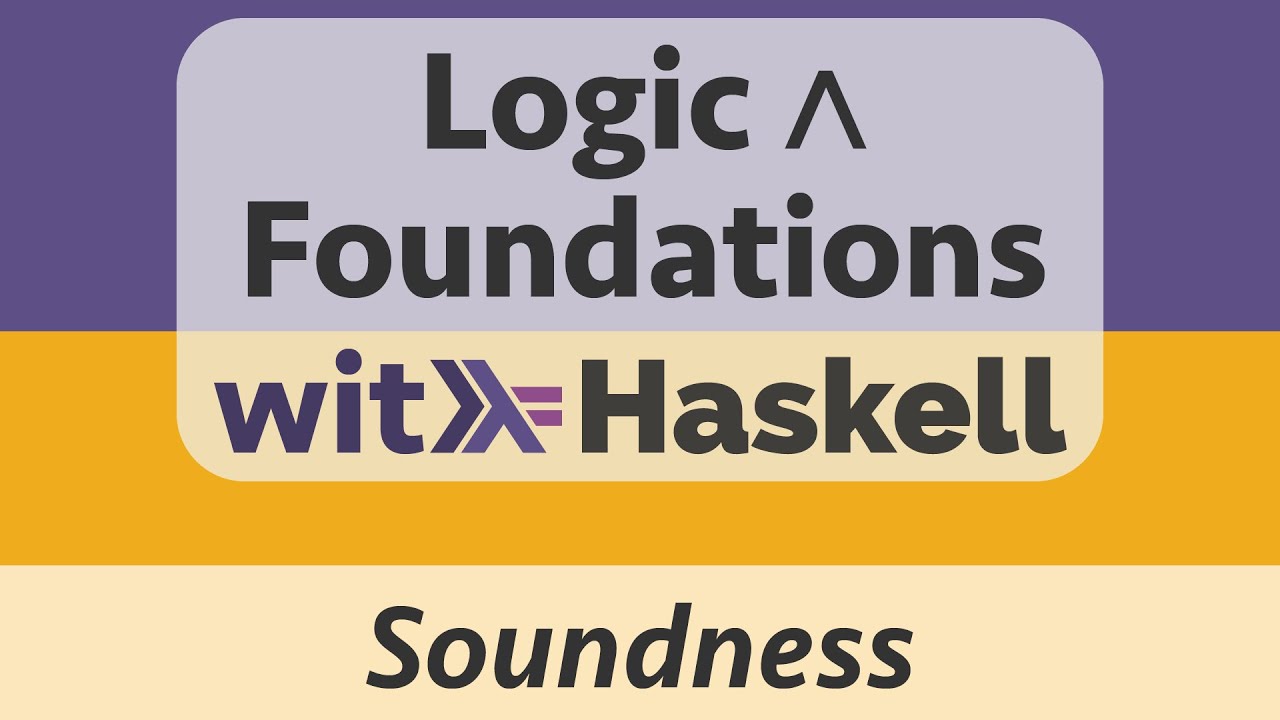 Logic & Foundations with Haskell: Logic 8 :: Soundness of Natural Deduction for Propositional Logic