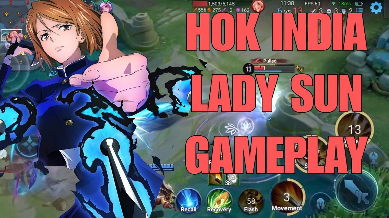 HONOR OF KINGS LADY SUN/ CANNON BELLE GAMEPLAY | HOK Lady Sun gameplay