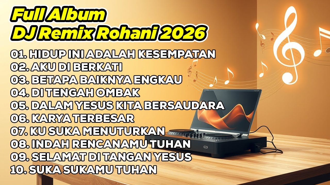 DJ REMIX ROHANI 2026💃HIDUP INI ADALAH KESEMPATAN ✝️ AKU DI BERKATI ✝️ BETAPA BAIKNYA ENGKAU