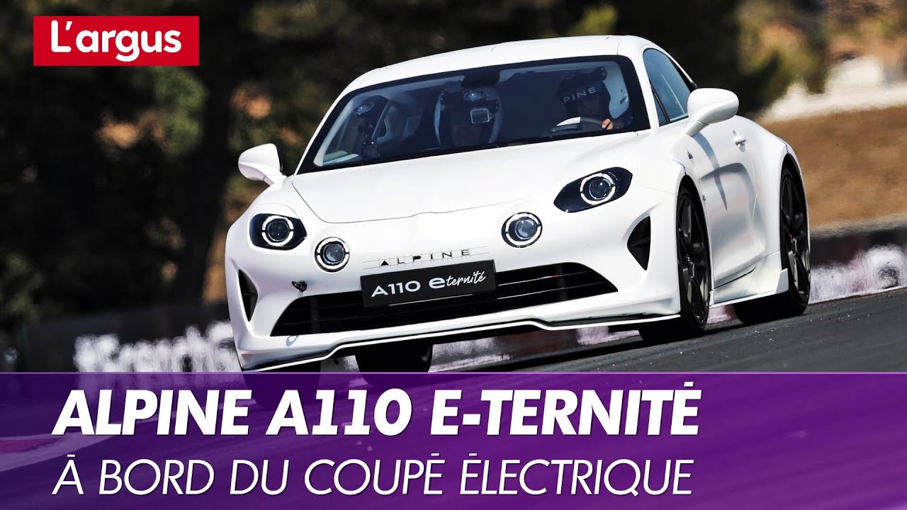 On a roulé dans l'Alpine A110 électrique sur le circuit du Castellet