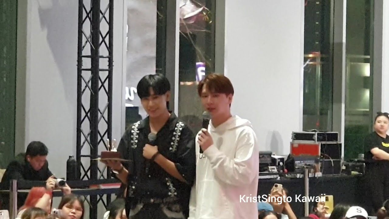 Krist&Singto - รวมพลพบปะพีรญา หลังงานมหกรรมนิยายนานาชาติ 2024 @ Samyan Mitrtown 29/07/24