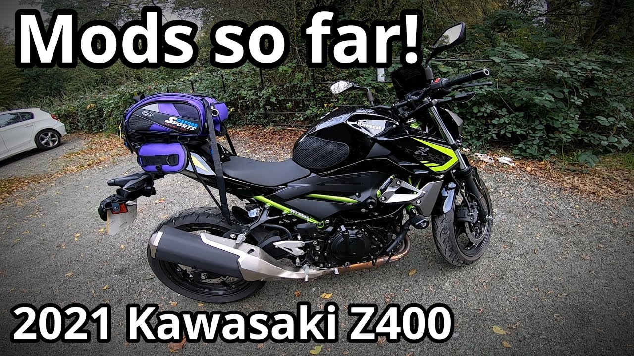 Kawasaki Z400 Luggage, Mods and Accessories