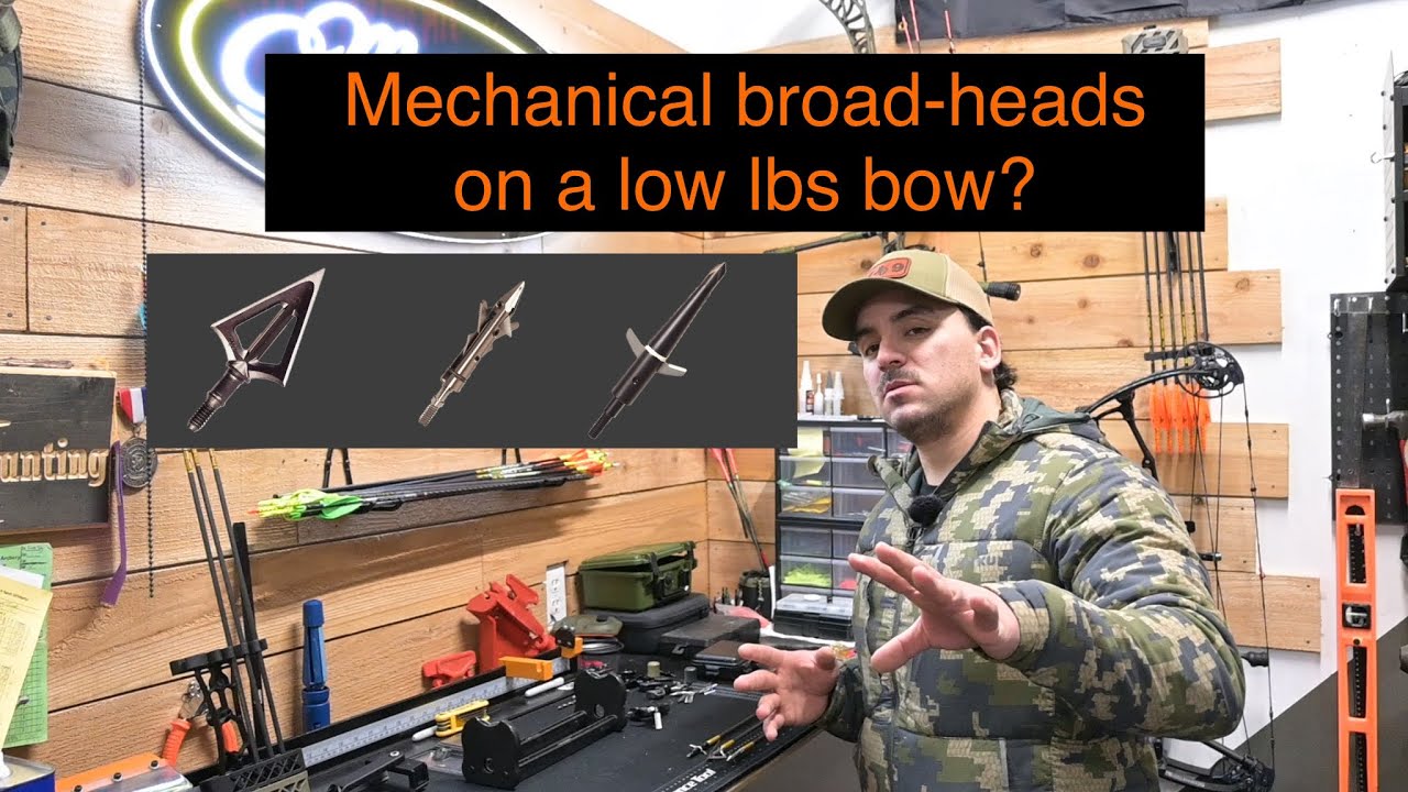 Will it work? Low pound bow with mechanical broad-heads.