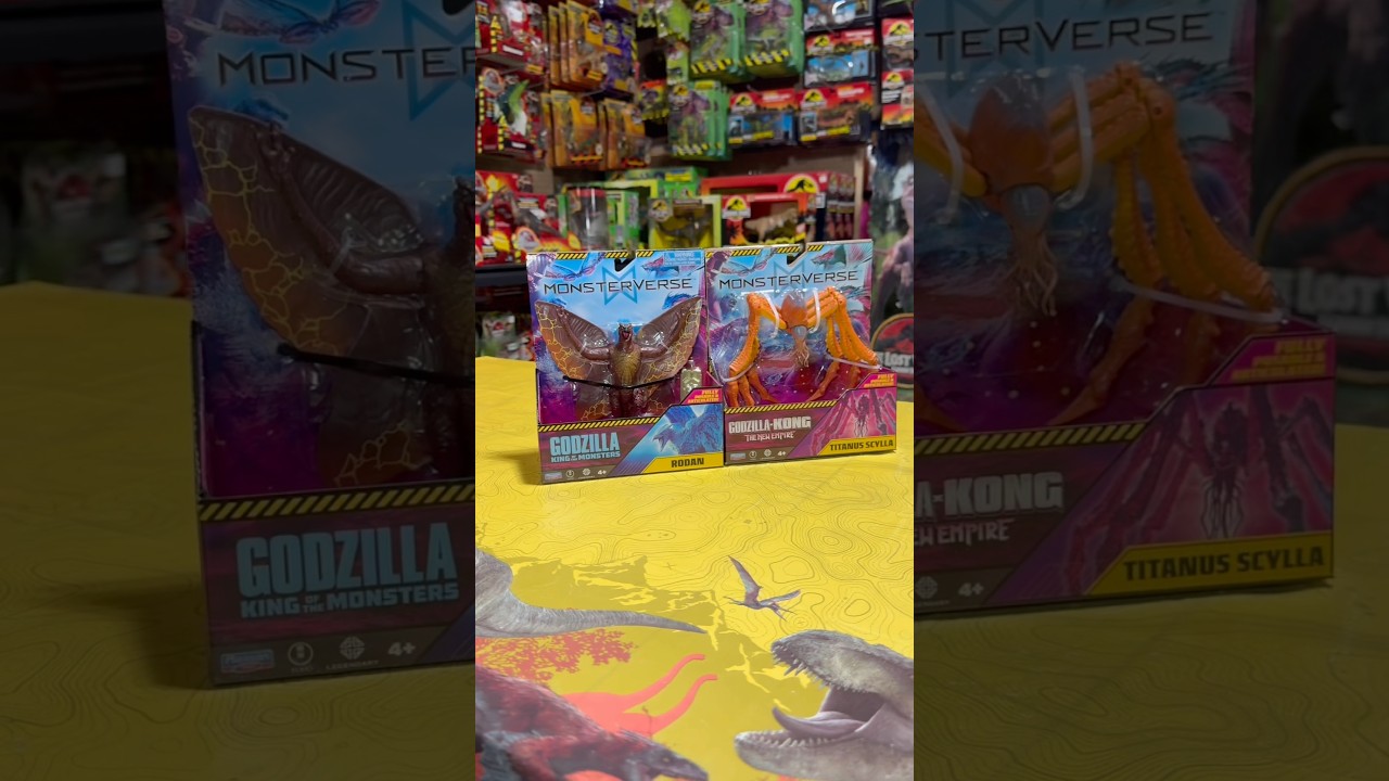 NEW Godzilla Monsterverse toys!! #godzilla #toys #monsterverse #collection