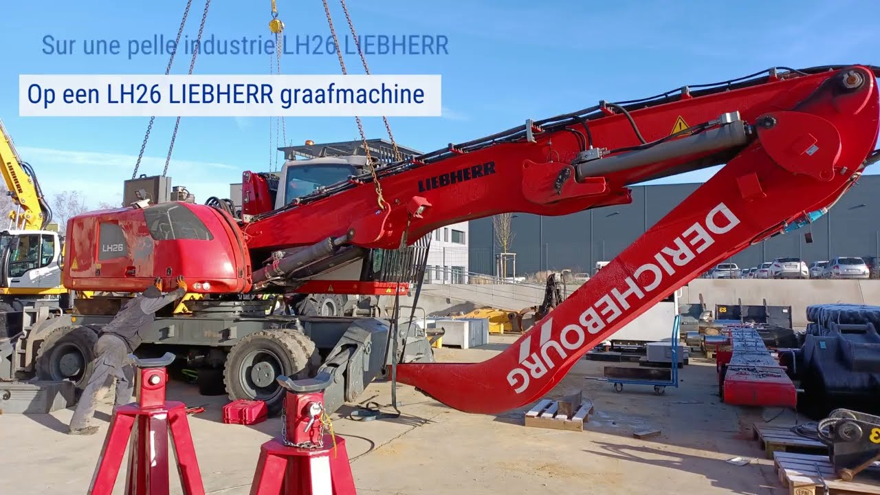 Intervention pelle industrie LH26 LIEBHERR // Interventie  LH26 LIEBHERR graafmachine
