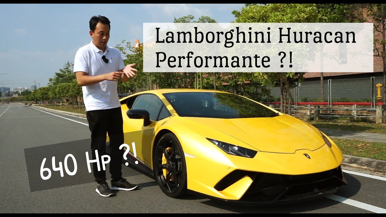 小黄牛 Lamborghini Huracan Performante , 比普通的 Huracan 还有力 ， 内装搭配美到没朋友 。。