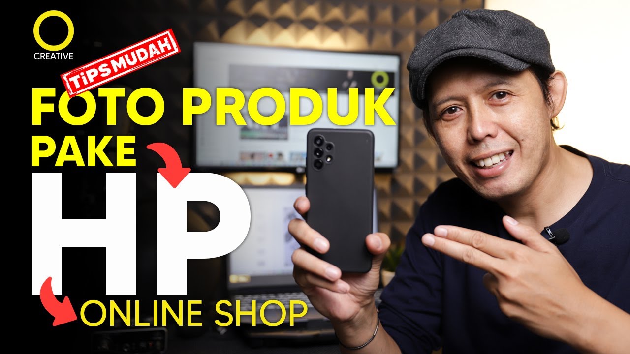 cara FOTO PRODUK baju dengan HP  -  foto produk ONLINESHOP pake HP
