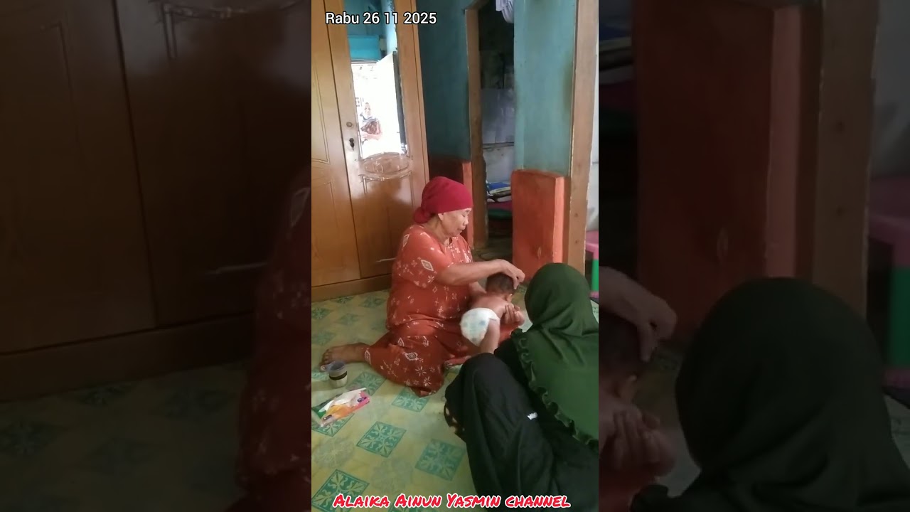 Anak di urut ma acah, alaika Ainun Yasmin channel 