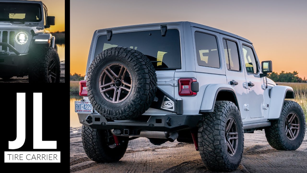Tire Carrier Upgrade for the Jeep Wrangler JL (Expedition One)