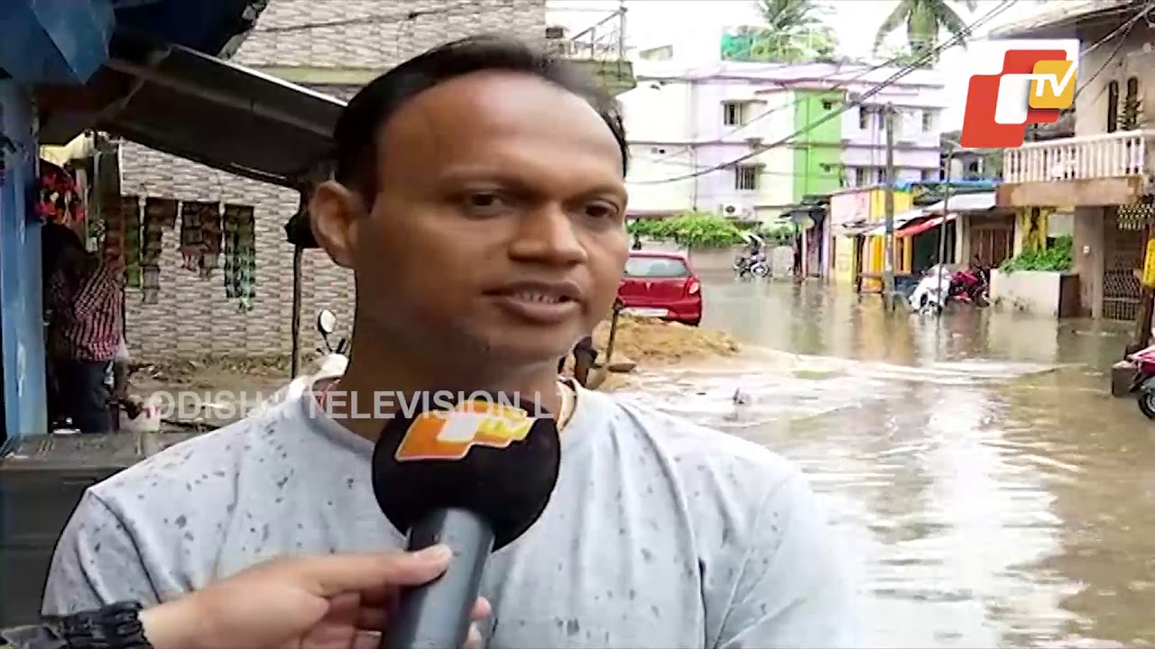 Rain Triggers Waterlogging In Cuttack