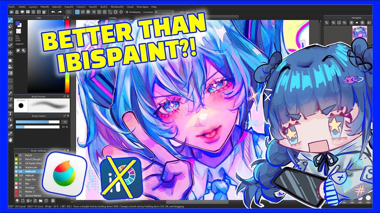 #1 FREE DRAWING APP!? || MediBang || Huion Kamvas pro 16(2.5k)