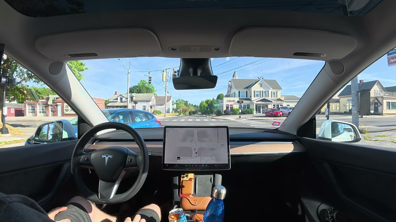 Tesla FSD Commute: Work to Home on HW3