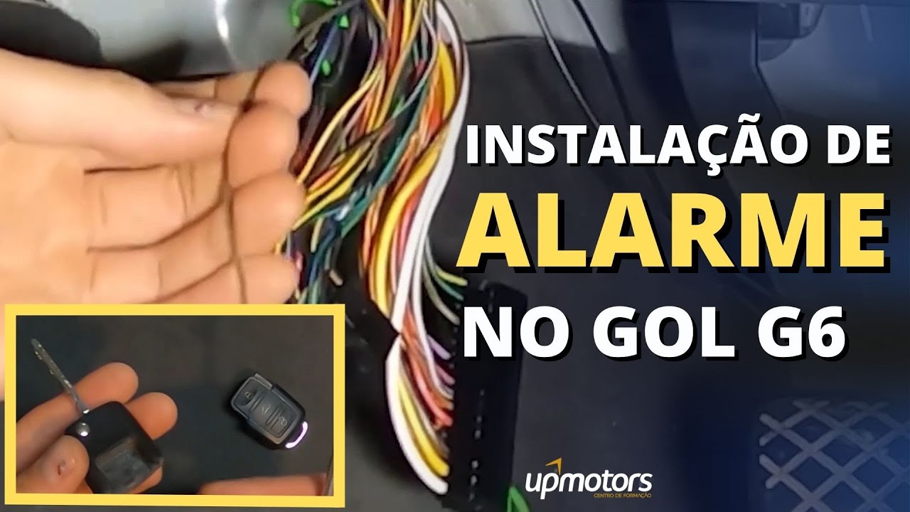 INSTALAÇÃO DETALHADA do alarme FKS FK500VW específico pra UP GOL VOYAGE SAVEIRO G5G6 em diante ; UPM