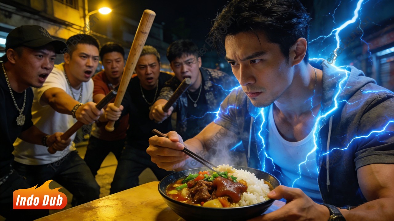Dewa perang lagi santap malam, diganggu preman. Sadar siapa dia, semua bersujud minta ampun!
