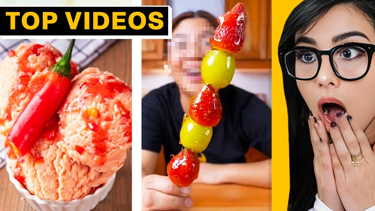 Every TikTok Food Trend Challenges We Tried | SSSniperWolf