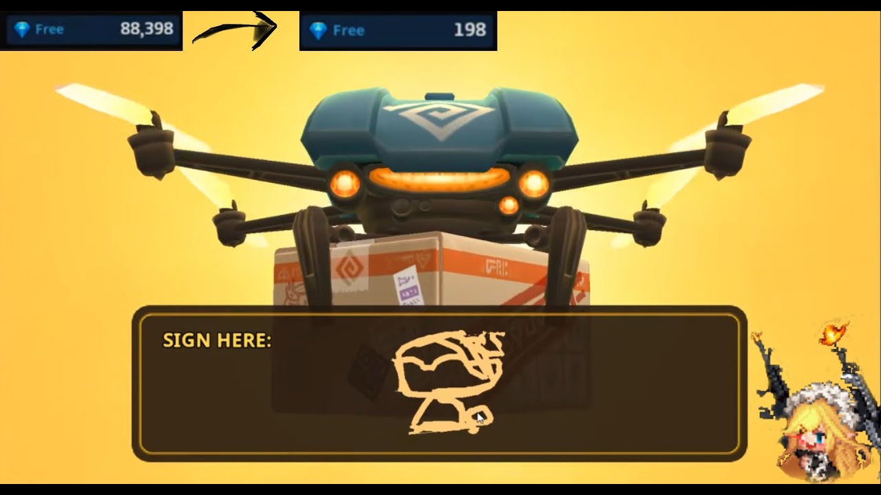 Guardian Tales Massive 9̶0̶0̶0̶0̶  88000 Gem Summon on Oghma Banner but rate up is Lie