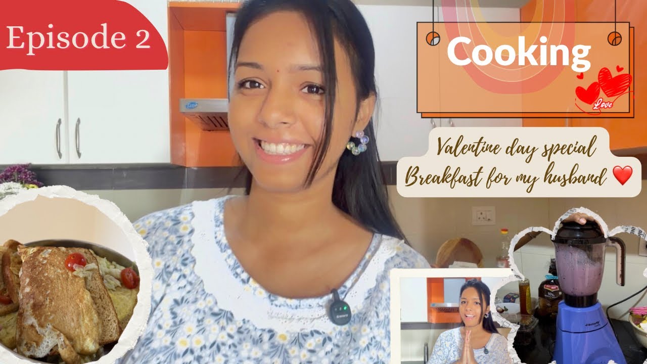 Valentine day Special Breakfast for husband ❤️| Santal couple|Bangalore|India|Happy Married Life 