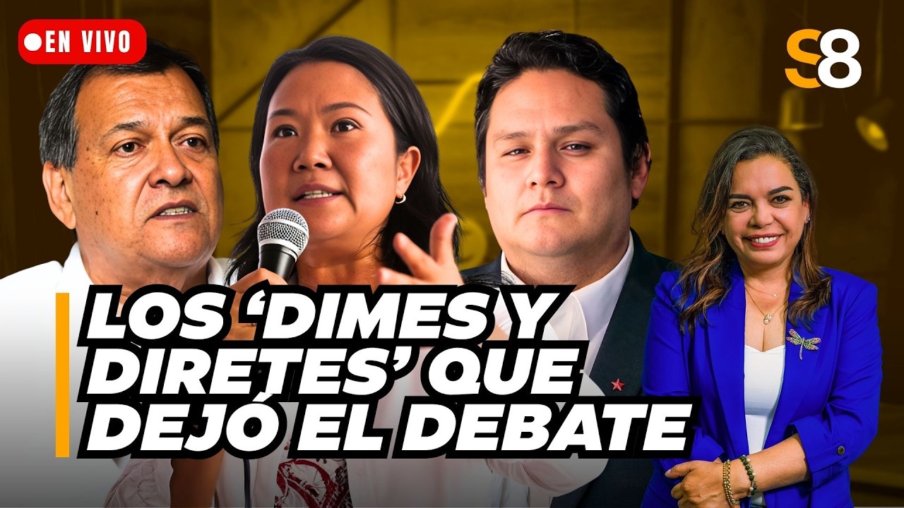 🟡 CANDIDATOS SE DIJERON DE TODO EN EL TERCER ROUND DEL DEBATE PRESIDENCIAL | Siempre a las 8