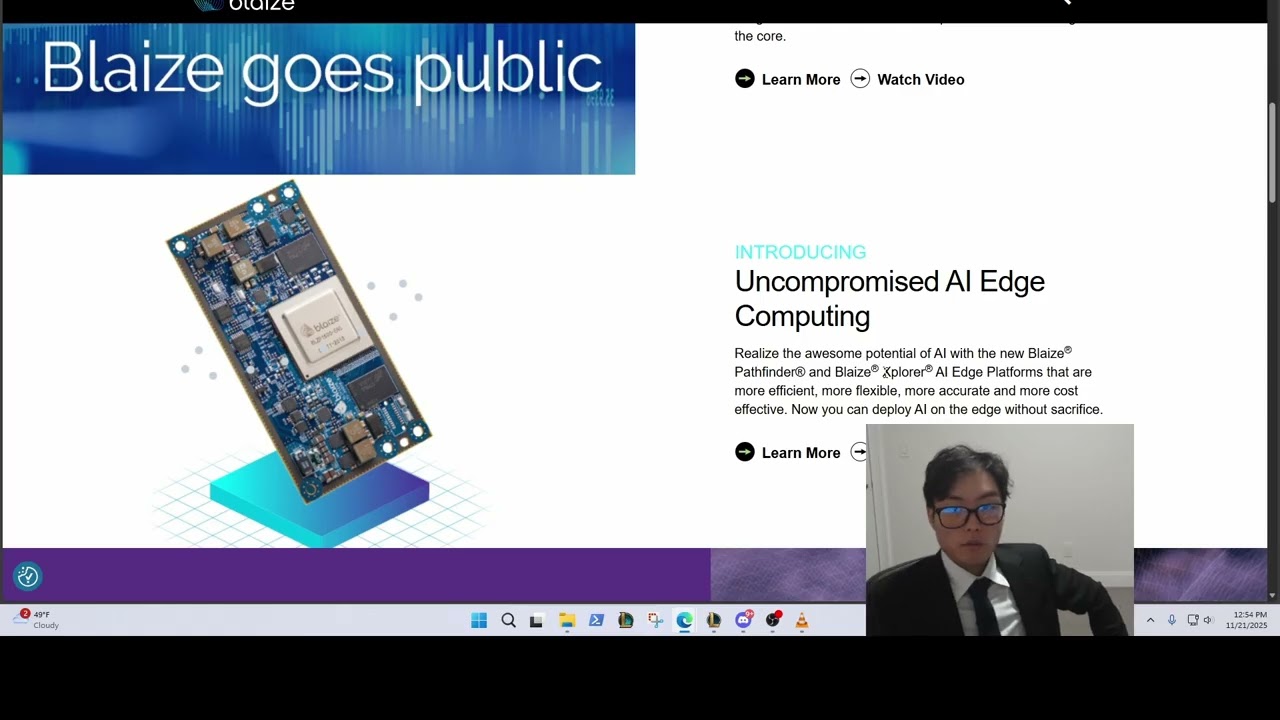 BZAI - Blaize Ai Stock Analysis