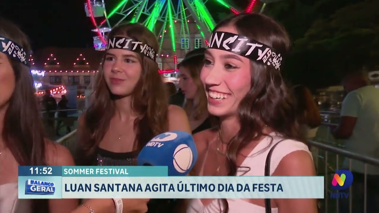 Sommer Festival: Luan Santana agita o último dia da festa